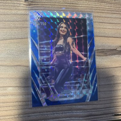 Roxanne Perez Blue Geometric Refractor /150 Topps Chrome WWE 2026