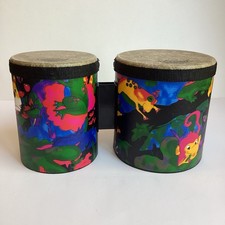 Remo Kids Bongos KD-5400 Fiberskyn Jungle Animals Rainforest Drum Set Percussion