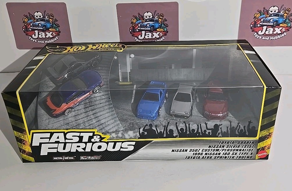 2025 Hot Wheels Premium Fast & Furious Tokyo Drift 5 car Diorama