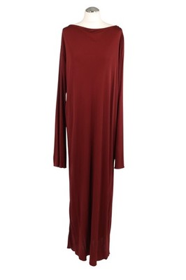 Rodebjer Damen Kleid Gr. 38 (M/L) Bordeaux NEU Viskose Shiftkleid Shirtkleid