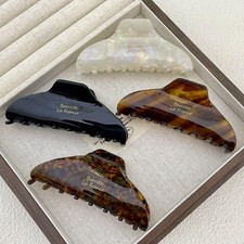 Acetate Hair Claw Clips Elegant Hair Clip Temperament Shark