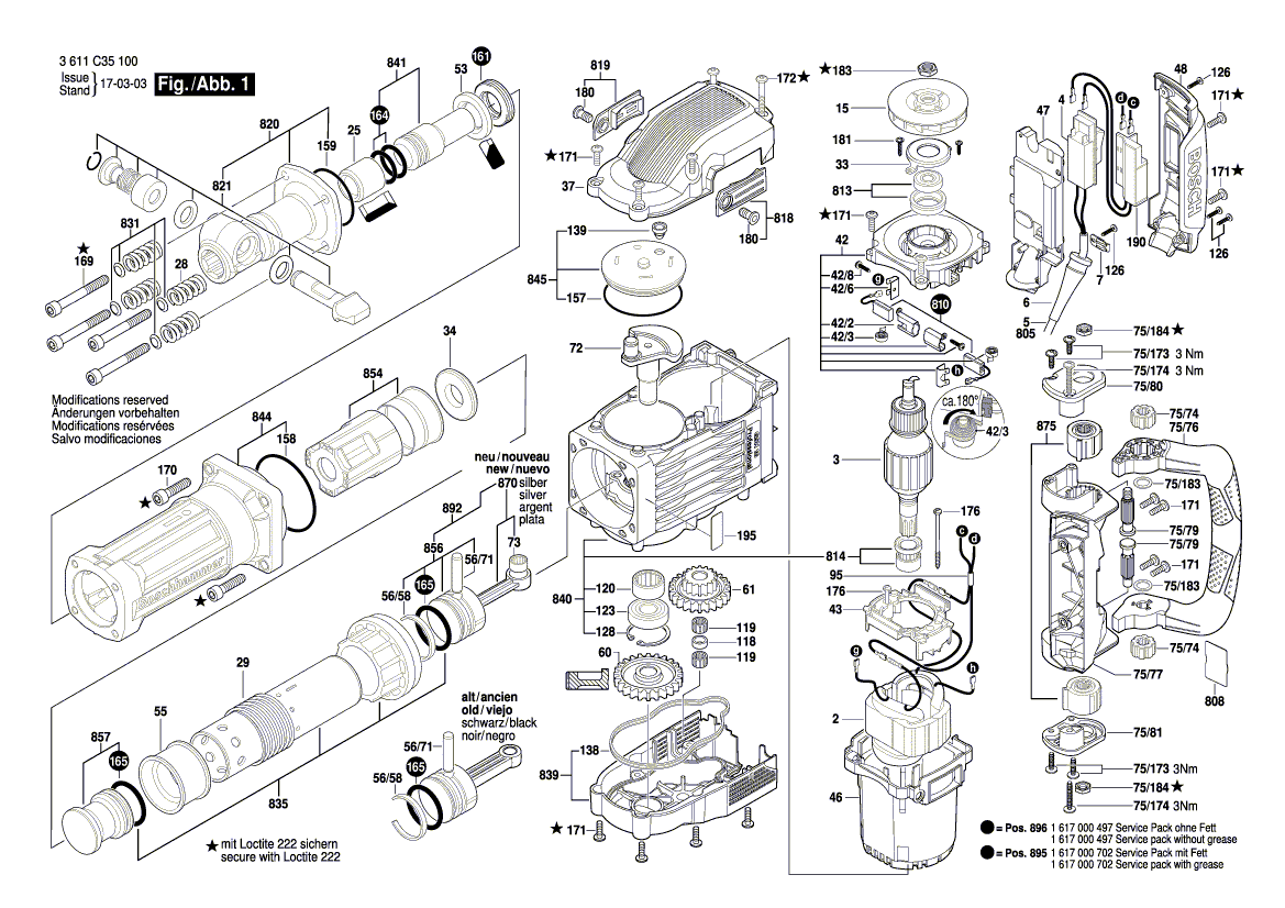 Bosch Zusatzgriff 1602025051 – Originalersatzteil Für Diverse Bosch-Modelle