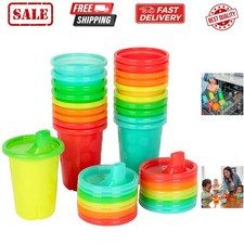 Take  Toss Spill Proof Sippy Cups - Rainbow Party Pack - Reusable Toddler Cu...