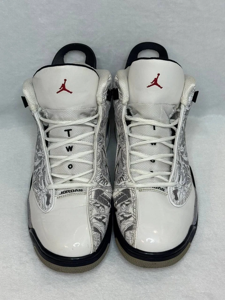 Nike Air Jordan Dub Zero белые цементные 311046-105 мужские размер 11 - Изображение 2 из 4