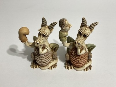 Harmony Kingdom Tour de Force V2 Dragon Peter Puppet V3 Dragon Boxing Figurines