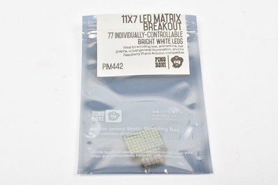 Pimoroni PIM442 - 11x7 LED Matrix Breakout - 77 LEDs weiß - Arduino Pi - neuwert