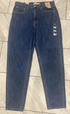 LEVI'S Women's '80s Mom 100 Cotton Denim Blue Jeans-Size W31 x L30 NEW