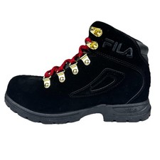 Fila Diviner FS Hiking Boots Kids Size 4 Black Lace Up Winter Hunting Boots New