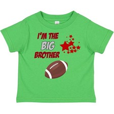 Inktastic I'm The Big Brother Football Toddler T-Shirt Tee Stars Child Kid