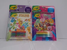 Crayola Activity Pack Lot: Animal Pals & Silly Scents Smash Ups – New Sealed