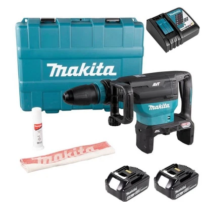 Perforateur SDS-Max 36V (2x18V) 40 mm 8J AFT - MAKITA - avec 2 batterieS 6.0Ah - - Photo 1/2