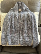 Cat  Jack Girls Open Front Cardigan Long Sleeve Knit M 7/8