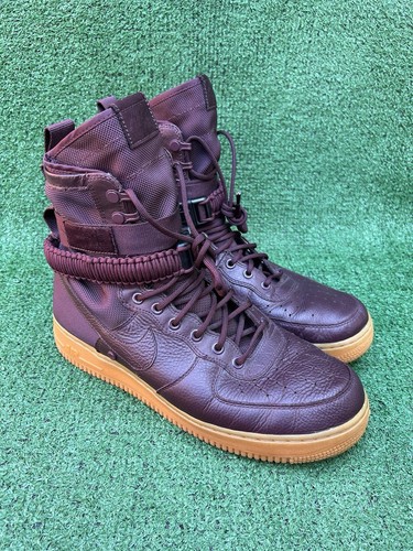 Nike SF Air Force 1 High Deep Burgundy 864024-600 para hombre talla 11 usadas sin caja - Imagen 14 de 18