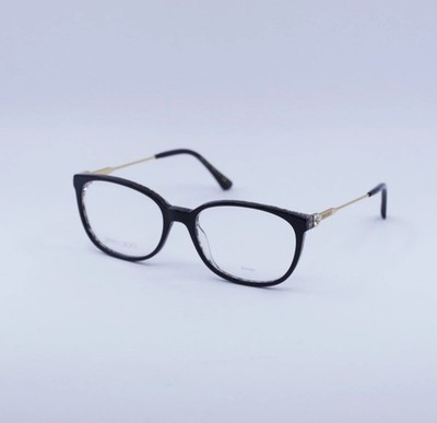  Jimmy Choo JC302 07T3 00 Black/Gold 53mm Glasses Clear Lenses 