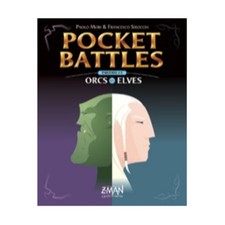 Z-Man Boardgame Pocket Battles - Orcs vs. Elves Box VG/NM