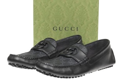 Brand new, in box Gucci men\'s driver moccasin loafers size 8.5 (US 9) New Gucci Men main image 2