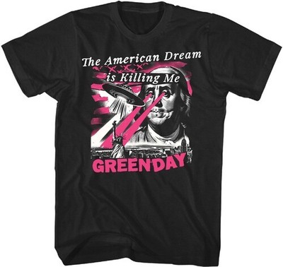 Green Day - Green Day - American Dream Abduction T-Shirt - Large Black 23GD350A3