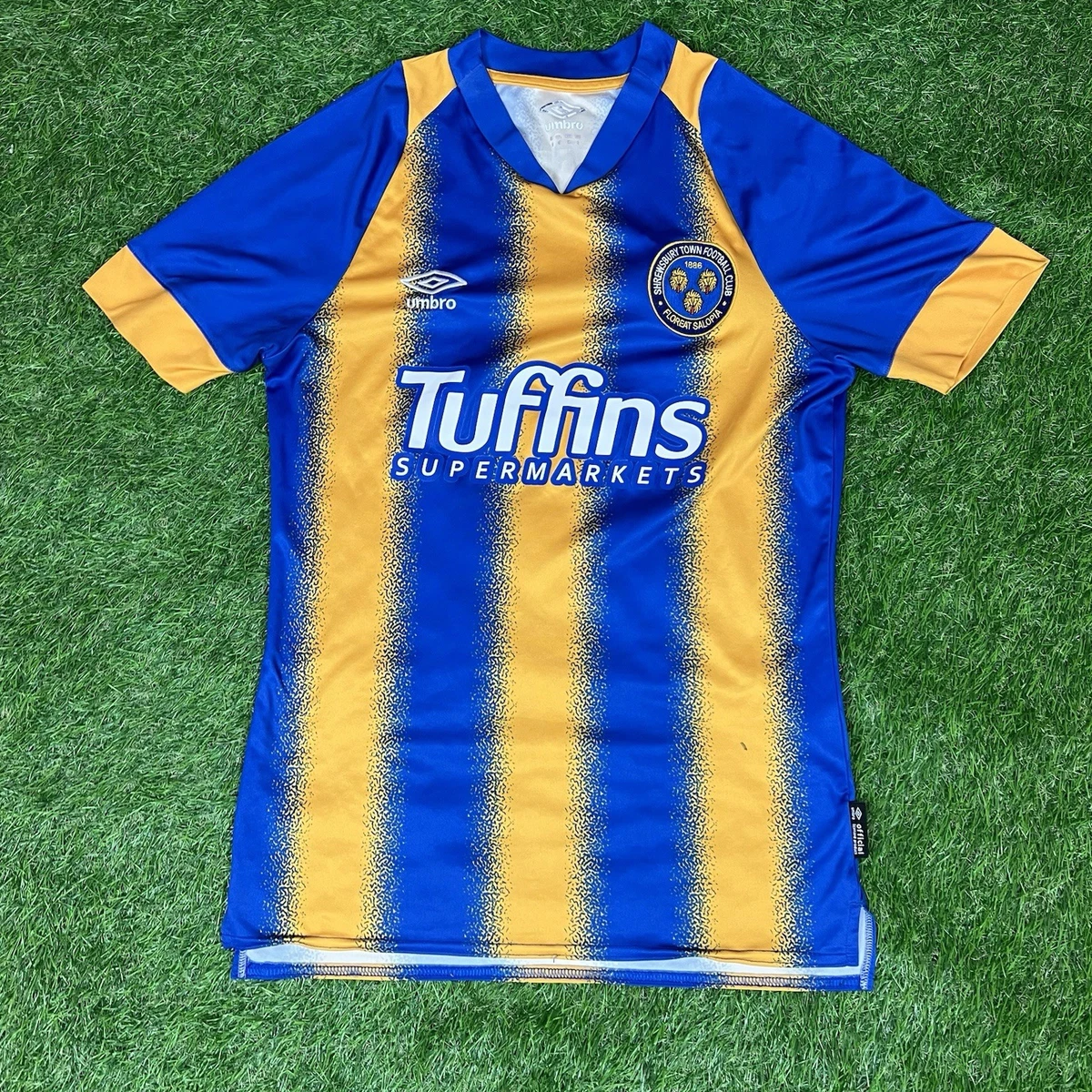 Maillot De Foot Shrewsbury Town Domicile 2015/17 - Erreà - Taille XS (adulte) - Jaune