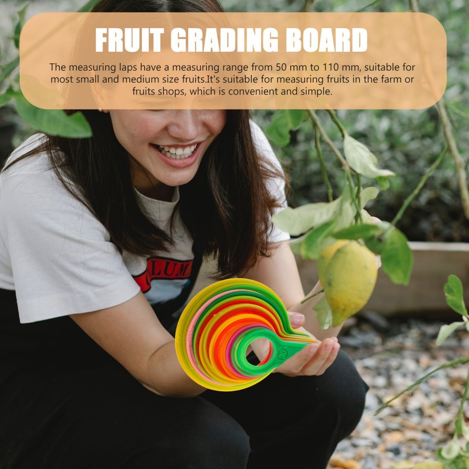 Circle Fruits Gauge Citrus Sizing Rings Measure Size Measuring Tool ...