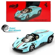 BBR Models 1:64 Ferrari Daytona SP3 – Light Blue