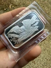 Silvertowne One Ounce .999 Fine Silver 1oz Bar Bullion Prospector