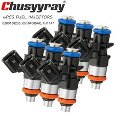 6x New 05280158233 Fuel Injectors For Ram 2014-2019 ProMaster 1500 3500 3.6L