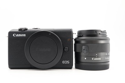 Canon EOS M200 EF-M 15-45mm IS STM Kit (Black) Excellent 224073000471