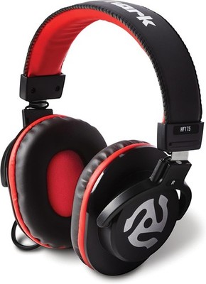 Offizielle Numark HF175 geschlossener tragbarer DJ-Kopfhörer (40 mm Treiber).