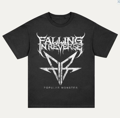 Falling In Reverse T-Shirt Herren Popular Monster Logo schwarz XXL