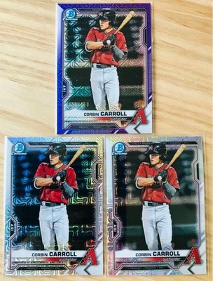 CORBIN CARROLL BOWMAN CHROME MEGA /250