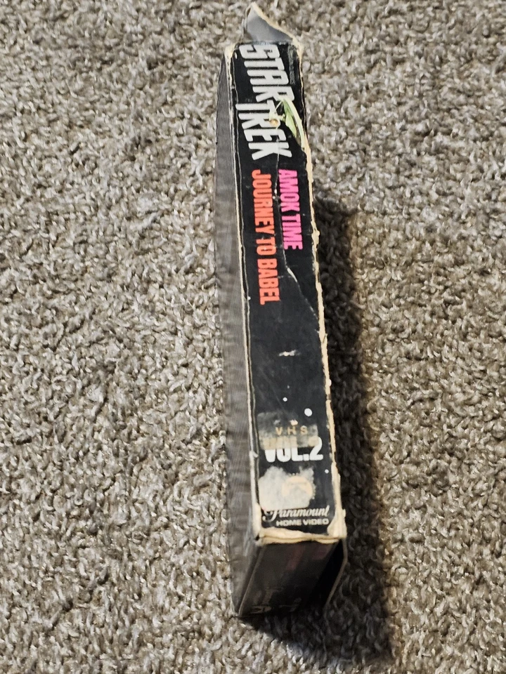 STAR TREK VOL. 2 AMOK TIME & JOURNEY TO BABEL vhs TV SHOW - Image 2 of 4