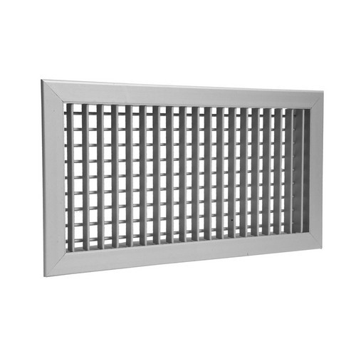 Griglia di Mandata Orientabile 500x150 mm Alluminio Bianco RAL 9016