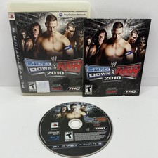 WWE SmackDown vs Raw 2010 Sony PlayStation 3 PS3 Game CIB Complete Tested