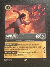 Disney Lorcana Reign of Jafar Namaari - Single-Minded Rival 198/204 Legendary