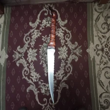 Badass Blades Handmade 18.0" D2 Steel Hunting Knife Exotic Wood Handle- BA727