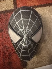 Spider-Man 3 Black Suit Sam Raimi Mask Cosplay Or Display W/ 3D Shell