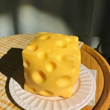 Squishy Cheese Block Stress Relief Squeeze Toy Gift Sensory Fidget Slow Rising