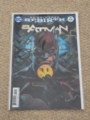 Batman #21 2016 DC Comics Rebirth Lenticular Cover B&B 