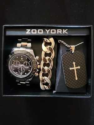 #8 Zoo York Men's Quartz Watch #04/2018 (with Necklace and Bracelet) (54294-124)
