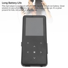 MP3 Player With BT 2in Touchscreen MP4 MP3 Player Portable Music Player E Bo Set