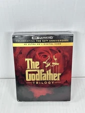 The Godfather Trilogy 50th Anniversary UHD (4K Ultra HD Bluray) Box Set SEALED