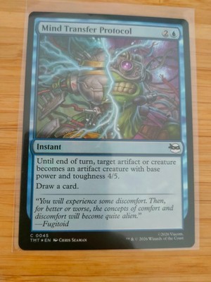 MTG Mind Transfer Protocol (FOIL) 0045 Teenage Mutant Ninja Turtles M/NM