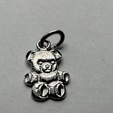 925 NEW Sterling Silver Pendant- Teddy Bear