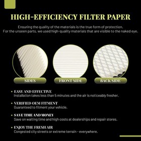 1pc Engine Air Filter for 2006-2008 Ford F-150 Mark LT 2005-2006 Expedition 5.4L