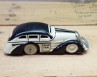 1930s Marx Tin Litho Wind Up Black & White Tricky Taxi  No Key WORKING SEE VIDEO