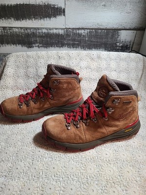 Danner Mountain 600 Men's 4.5'' Leather WP Hiking Boots Brown Red Size 7