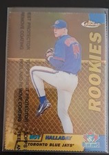 1999 Topps Finest - Rookies Roy Halladay #140 Gold Refractor /100 W/coating