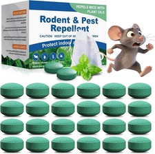 Natural Rodent Repellent Peppermint Sachets 24 Pack Mouse Mice Pest - US