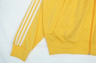Adidas Originals Firebird Yellow 3 Stripe Full Zip Track Jacket