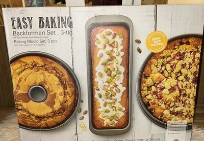 Birkmann Easy Baking Backformen-Set 3-tlg. Springform Kastenform Kuchenform